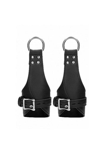 Shots Toys - Pain - Suspension Wrist Bondage Handcuffs - Black - Stag Shop