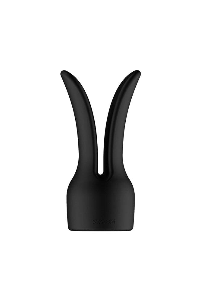 Svakom - Emma Neo Interactive Warming Wand Vibrator - Black - Stag Shop