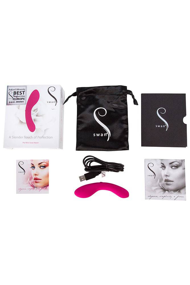 Swan - Mini Luxury Massage Wand - Pink - Stag Shop