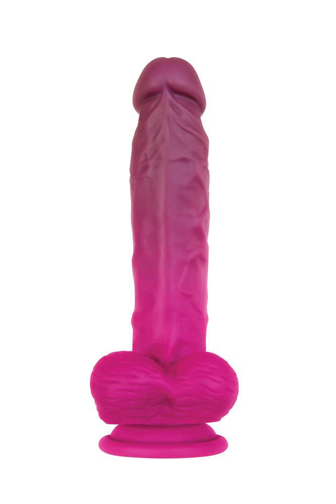 Evolved - Gender X - Sweet Tart Dildo - Pink/Purple - Stag Shop