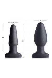 Thumbnail for XR Brands - Swell 10X Inflatable Vibrating Plug & Remote - Black - Stag Shop