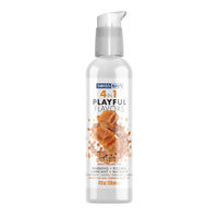 Thumbnail for Swiss Navy - 4 in 1 Playful Flavours Flavoured Lubricant - Salted Caramel Delight - 4oz - Stag Shop