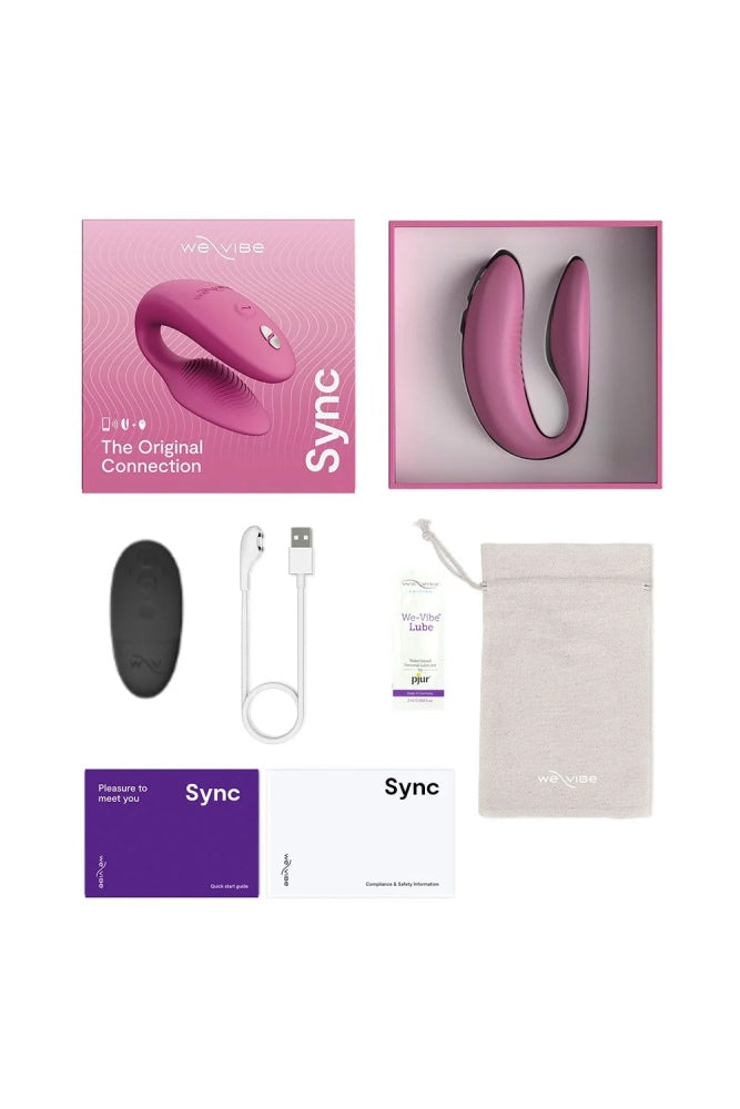 We-Vibe - Sync 2 Adjustable Dual Couples Vibrator - Pink - Stag Shop