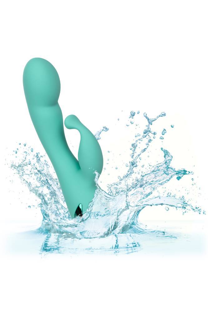Cal Exotics - California Dreaming - Tahoe Temptation Dual Vibrator - Teal - Stag Shop