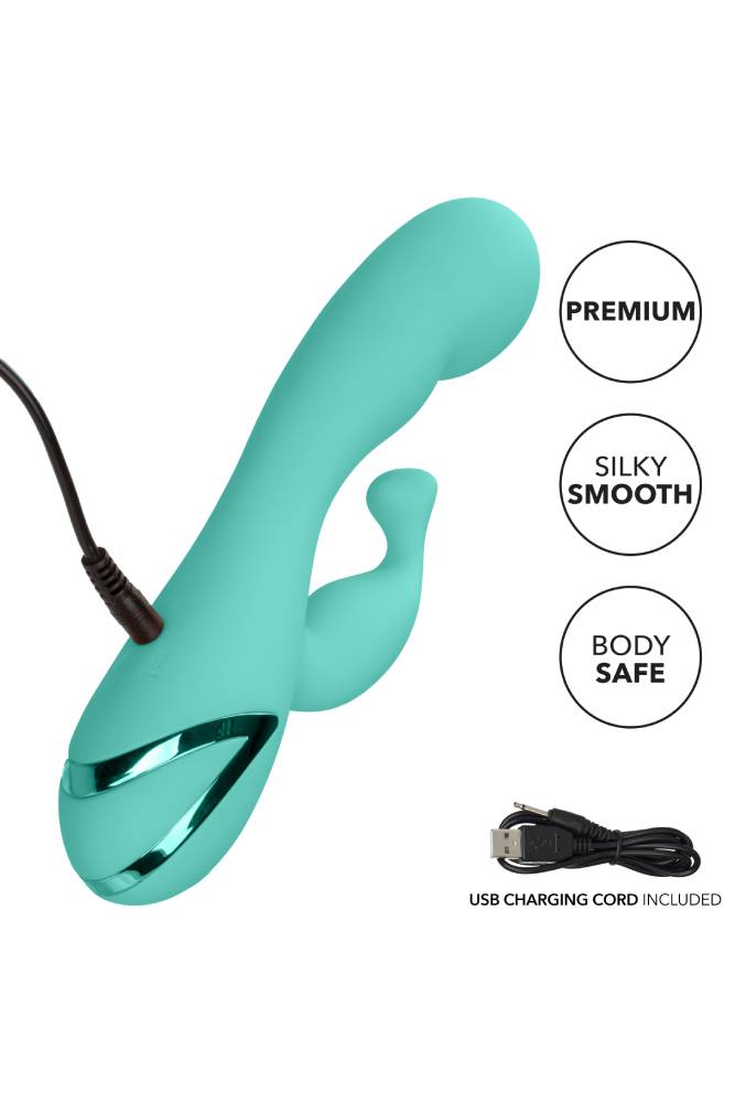 Cal Exotics - California Dreaming - Tahoe Temptation Dual Vibrator - Teal - Stag Shop