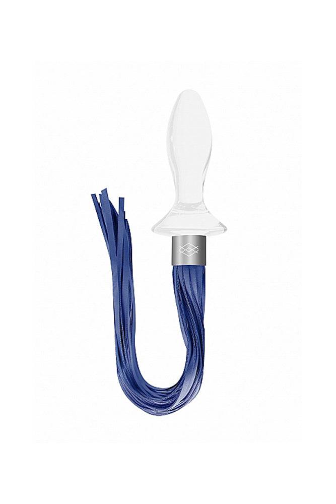 Shots Toys - Chrystalino - Tail Glass Whip & Butt Plug - White - Stag Shop
