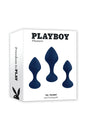 Playboy - Tail Trainer Silicone Anal Trainer Kit - Blue - Stag Shop