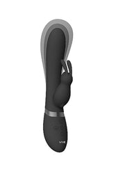 Shots Toys - Taka Inflatable Rabbit Vibrator - Black - Stag Shop