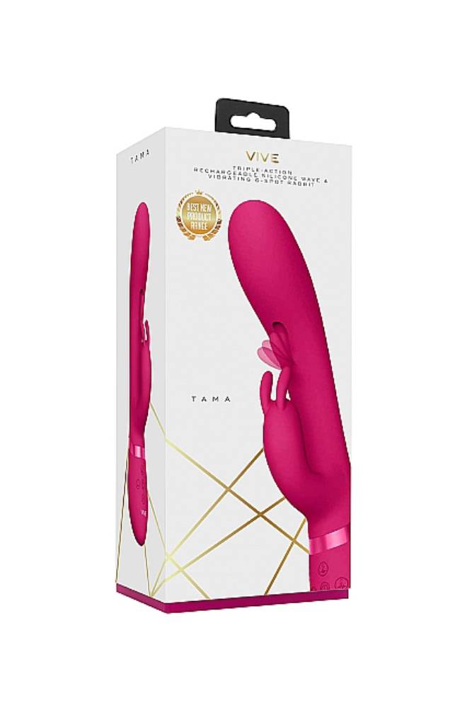 Shots Toys - VIVE - Tama Wave & Vibrating G-Spot Rabbit - Assorted Colours - Stag Shop
