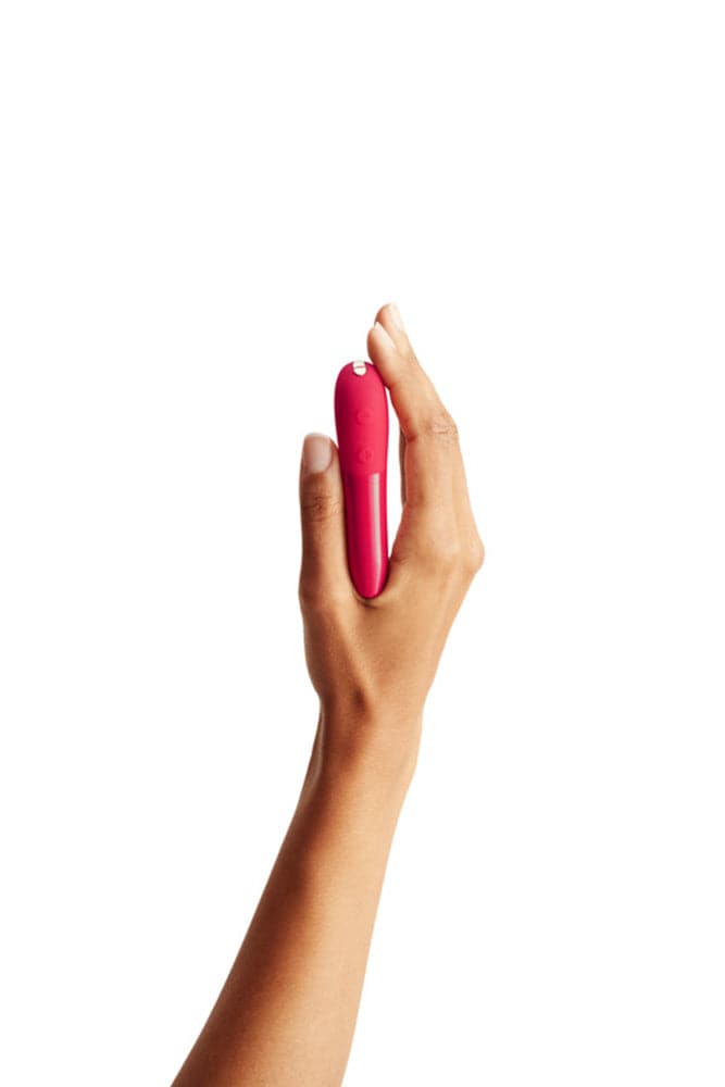 We-Vibe - Tango X Powerful Rechargeable Bullet Vibrator - Cherry Red - Stag Shop