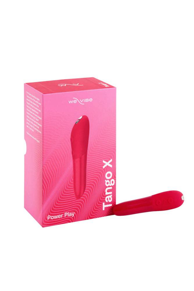 We-Vibe - Tango X Powerful Rechargeable Bullet Vibrator - Cherry Red - Stag Shop