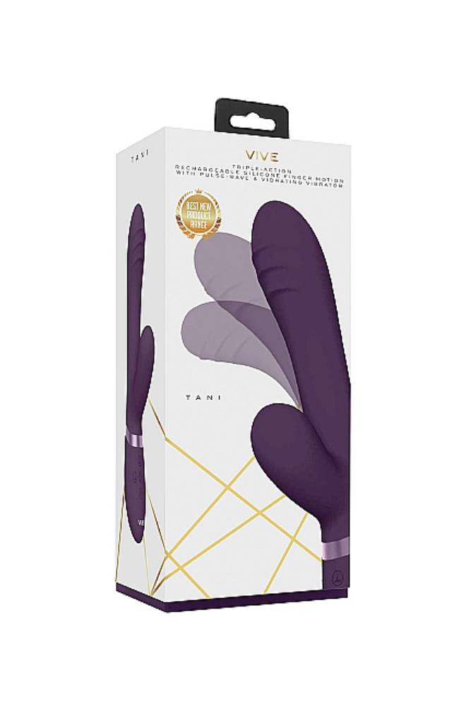 Shot Toys - Tani Finger Motion & Pulse Wave Vibrator - Purple - Stag Shop
