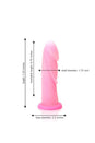 Tantus - Cush Dual Density Dildo - Candy Pink - Stag Shop