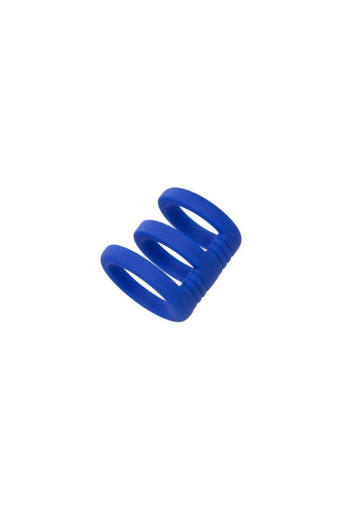 Cal Exotics - Admiral - Triple Cock Cage - Blue - Stag Shop