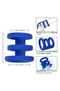Cal Exotics - Admiral - Triple Cock Cage - Blue - Stag Shop