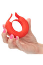 Cal Exotics - Couples Enhancer - Silicone Rechargeable Taurus Enhancer - Red - Stag Shop