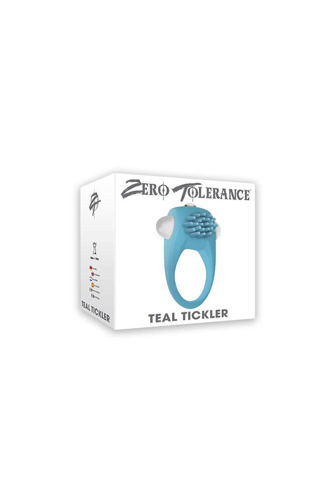 Zero Tolerance - Teal Tickler Cock Ring - Teal - Stag Shop