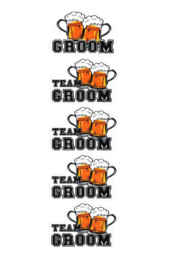 Stag Shop - Team Groom Stickers - Stag Shop