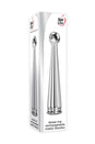 Adam & Eve - Tease Me Rechargeable Metal Vibrator - Silver - Stag Shop