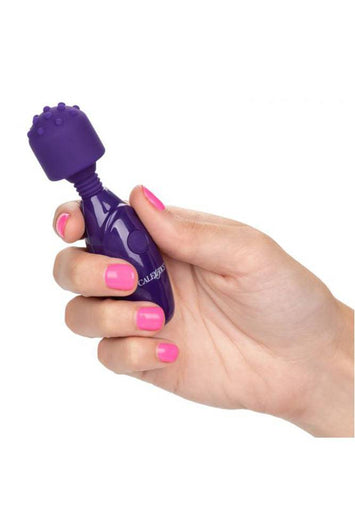 Cal Exotics - Tiny Teasers - Nubby Mini Wand - Purple - Stag Shop