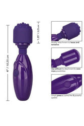 Cal Exotics - Tiny Teasers - Nubby Mini Wand - Purple - Stag Shop