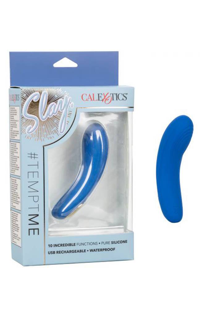 Cal Exotics - Slay - TemptMe Vibrator - Blue - Stag Shop