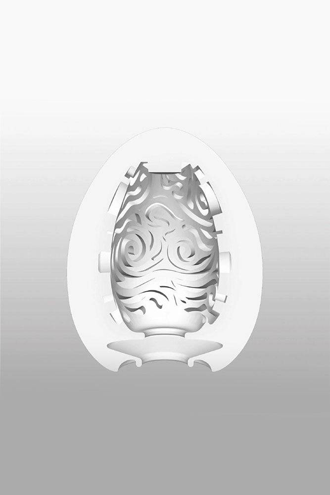 Tenga - Egg - Cloudy Textured Egg Masturbator - Stag Shop