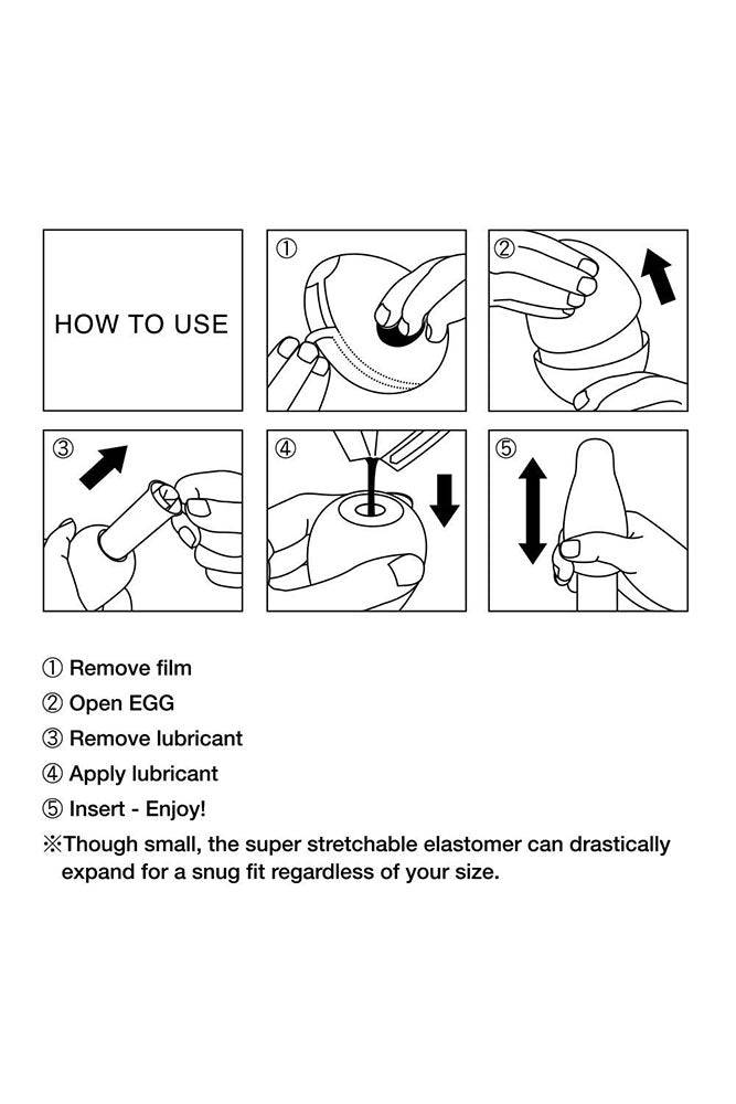 Tenga - Egg - Thunder Textured Egg Masturbator - Stag Shop