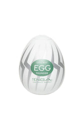 Tenga - Egg - Thunder Textured Egg Masturbator - Stag Shop
