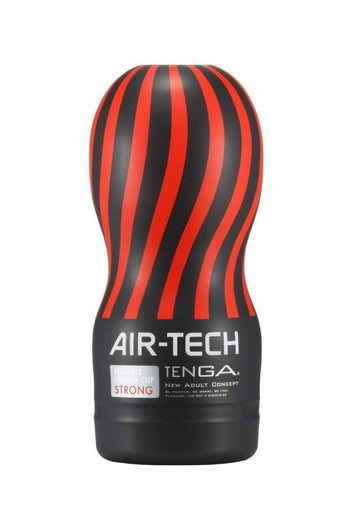 Tenga - Reusable Air Tech Masturbator Cup - Strong - Black - Stag Shop