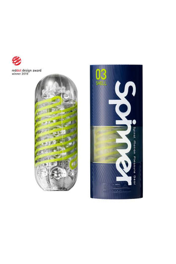 Tenga - Spinner - Shell Masturbator - Green - Stag Shop