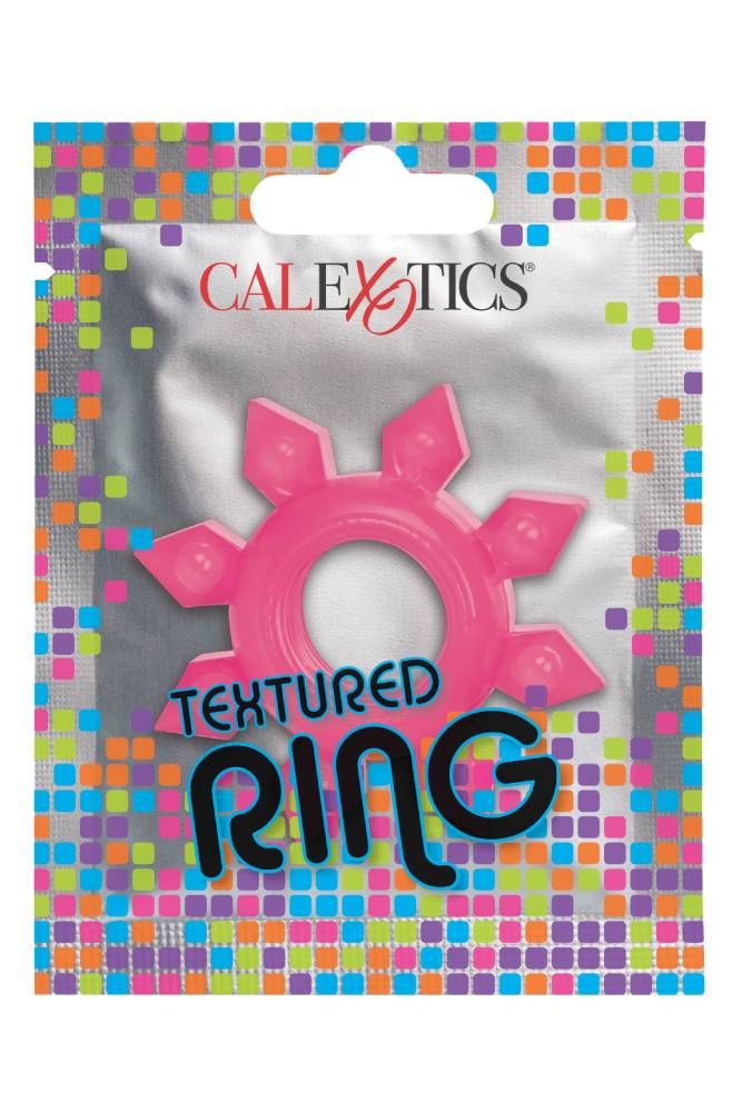 Cal Exotics - Foil Pack - Textured Cock Ring - Assorted - Stag Shop