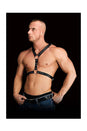 Ouch by Shots Toys - Thanos Chest Centerpiece Harness - Black - Stag Shop