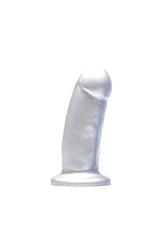Tantus - They/Them Silicone Dildo - Silver - Stag Shop