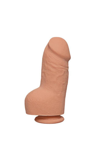 Doc Johnson - The D - Fat D 8-inch Dual Density Dildo With Balls - Stag Shop