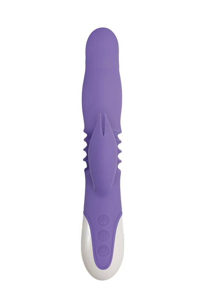 Evolved - Thick & Thrust Bunny Vibrator - Purple - Stag Shop