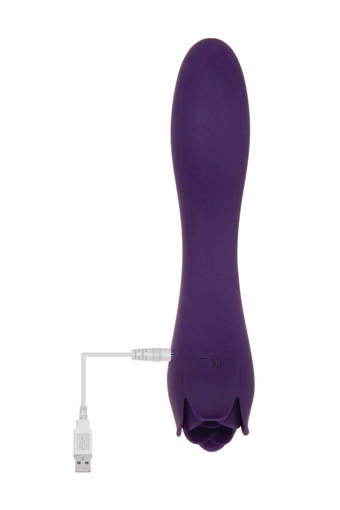 Evolved - Thorny Rose Dual-Ended Vibrator - Purple - Stag Shop