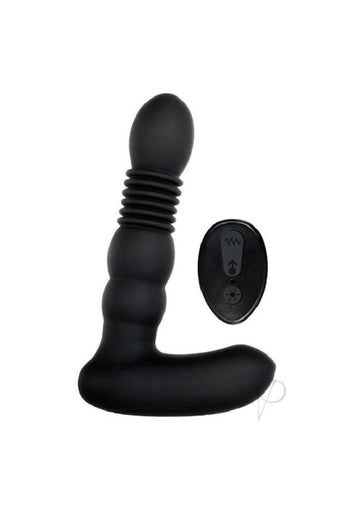 Adam & Eve - Warming Thrusting Prostate Probe & Remote - Black - Stag Shop