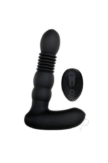 Adam & Eve - Warming Thrusting Prostate Probe & Remote - Black - Stag Shop