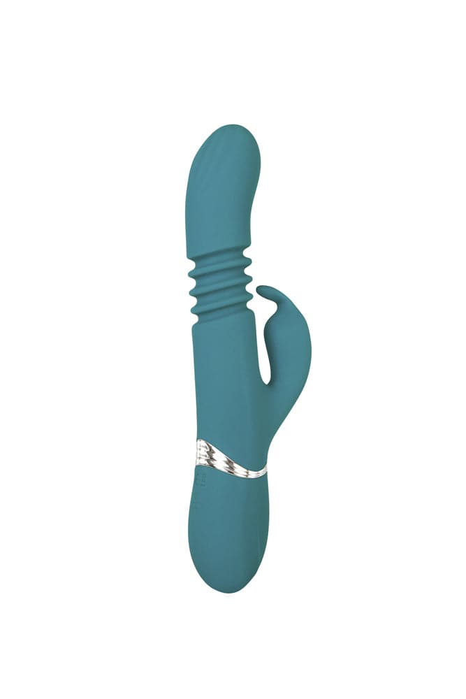 Adam & Eve - Eve's Rechargeable Thrusting Rabbit - Teal - Stag Shop