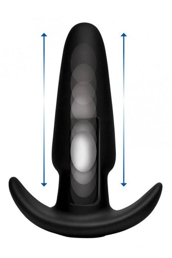 XR Brands - Thump It - Kinetic Thumping Anal Plug - Medium - Stag Shop