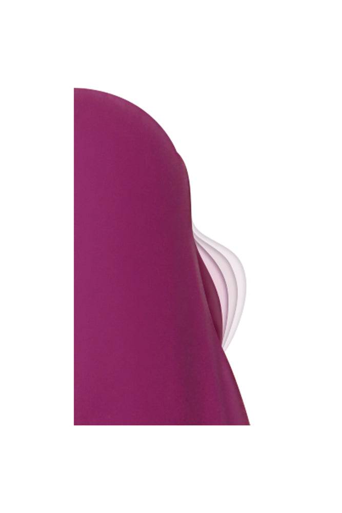 Adam & Eve - Eve's Thumping Love Button Vibrator - Burgundy - Stag Shop