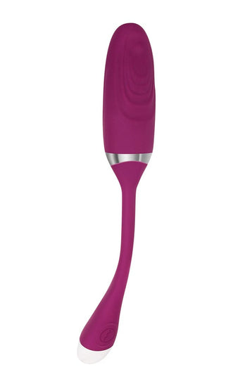 Adam & Eve - Eve's Thumping Love Button Vibrator - Burgundy - Stag Shop