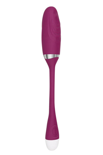 Adam & Eve - Eve's Thumping Love Button Vibrator - Burgundy - Stag Shop
