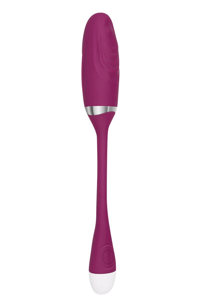 Adam & Eve - Eve's Thumping Love Button Vibrator - Burgundy - Stag Shop
