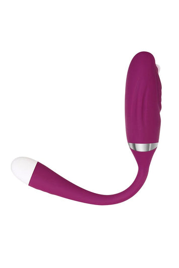 Adam & Eve - Eve's Thumping Love Button Vibrator - Burgundy - Stag Shop