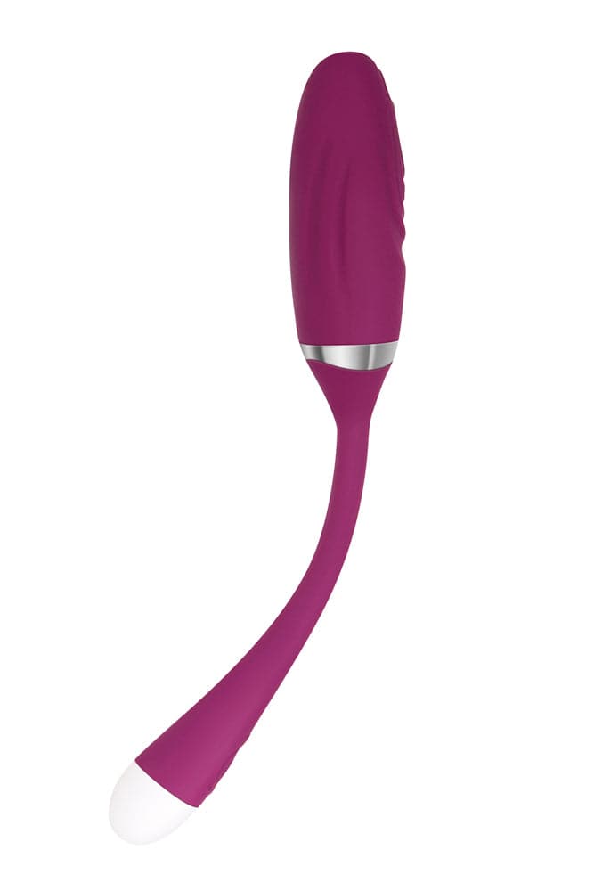 Adam & Eve - Eve's Thumping Love Button Vibrator - Burgundy - Stag Shop