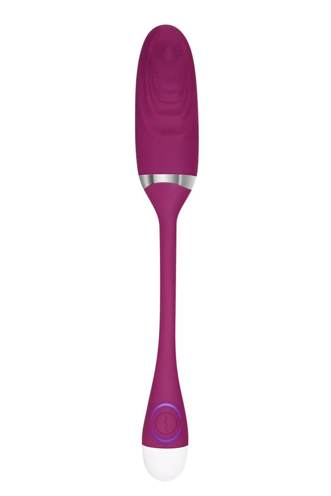 Adam & Eve - Eve's Thumping Love Button Vibrator - Burgundy - Stag Shop