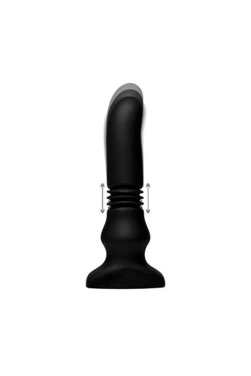 XR Brands - Thunderplugs - Silicone Vibrating & Thrusting Butt Plug - Stag Shop