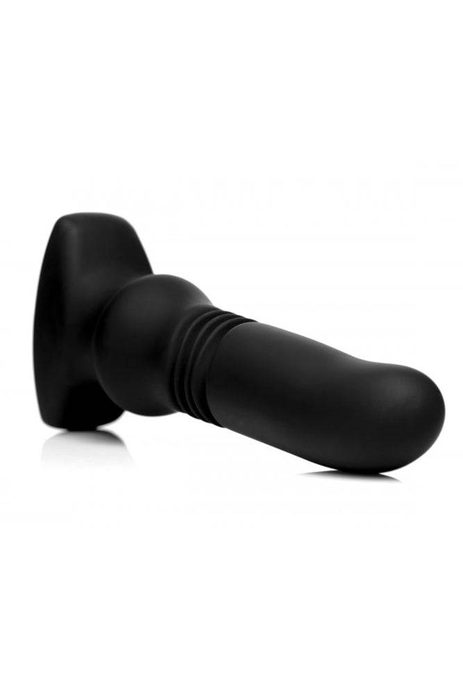 XR Brands - Thunderplugs - Silicone Vibrating & Thrusting Butt Plug - Stag Shop